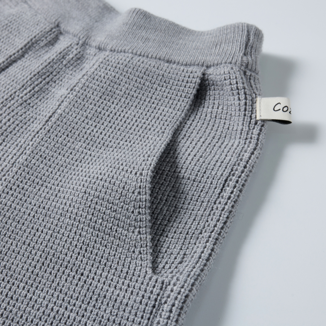 Basic Wool Track Pants with Pockets