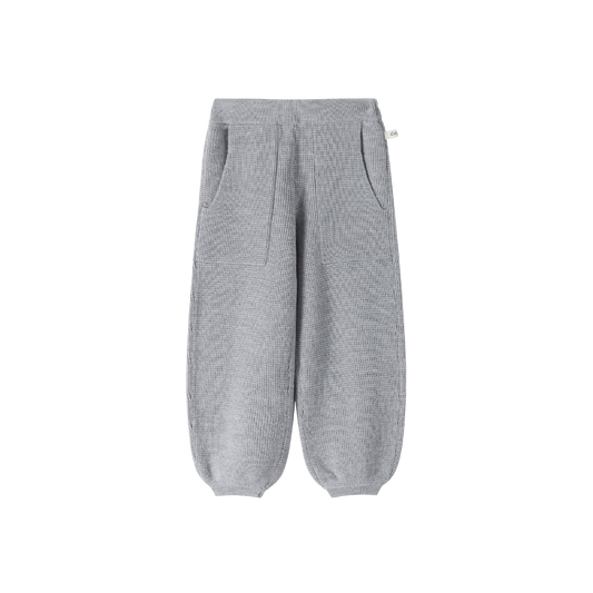 Basic Wool Track Pants with Pockets