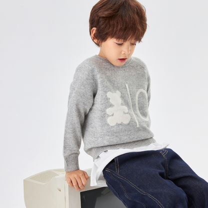 Bear Cub Cashmere Crewneck Jumper