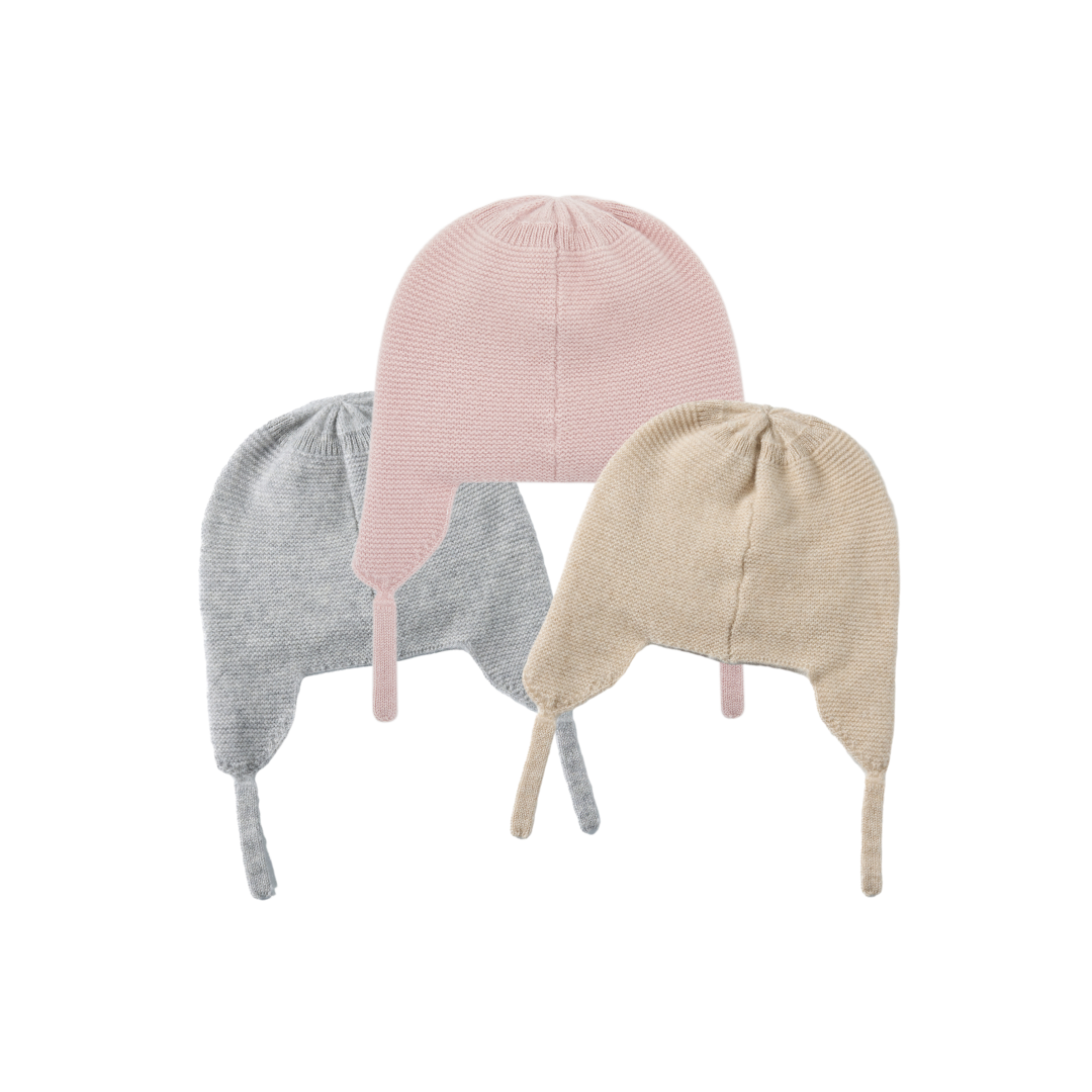 100% Cashmere Bonnet | 3 Colours