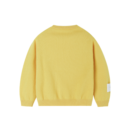 Essential Baby Cashmere Jumper | Sunbeam Yellow