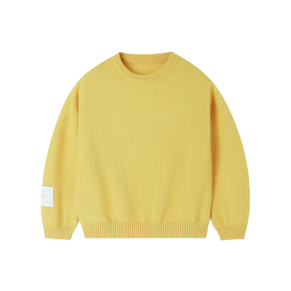 Essential Baby Cashmere Jumper | Sunbeam Yellow